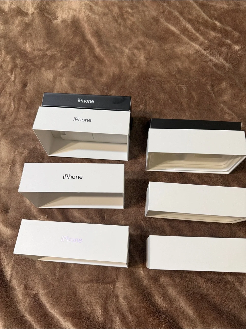 Apple iPhone Empty Boxes Box Set - 3 iphone 11 and 1 iphone 13
